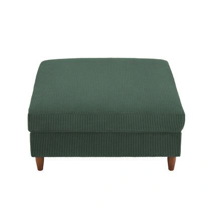Pouf surdimensionné de 40 pouces en velours côtelé.