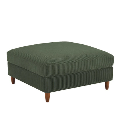 Pouf surdimensionné de 40 pouces en velours côtelé.
