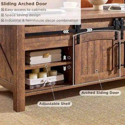 Table basse de style campagnard avec plateau relevable, table basse rustique en bois