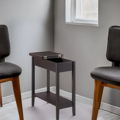 Table d'appoint fine et élégante, table de chevet étroite et table de nuit mince