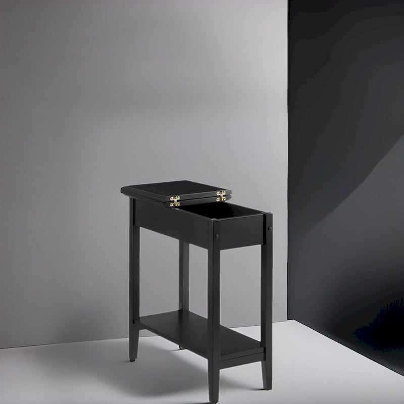 Table d'appoint fine et élégante, table de chevet étroite et table de nuit mince