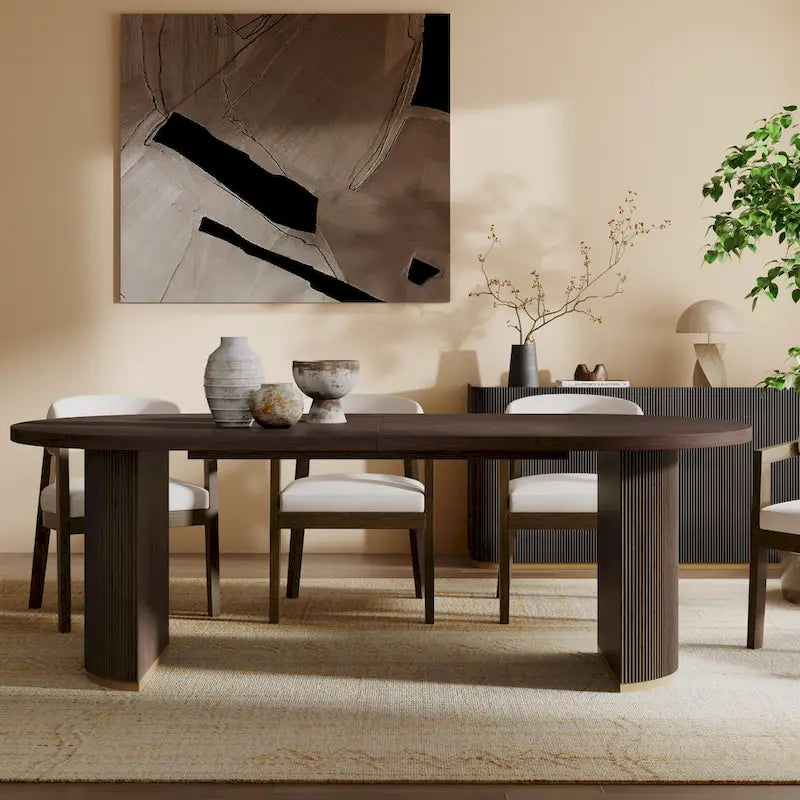 Christopher Knight Home - Eleanor Modern Style Oval Wood Dining Table