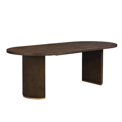 Christopher Knight Home - Table de salle à manger ovale en bois de style moderne Eleanor