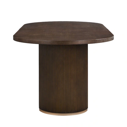 Christopher Knight Home - Table de salle à manger ovale en bois de style moderne Eleanor