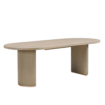 Christopher Knight Home - Table de salle à manger ovale en bois de style moderne Eleanor