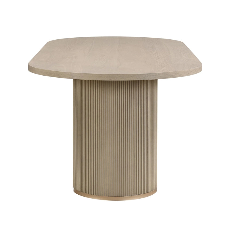 Christopher Knight Home - Table de salle à manger ovale en bois de style moderne Eleanor