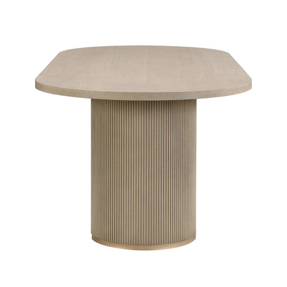 Christopher Knight Home - Table de salle à manger ovale en bois de style moderne Eleanor