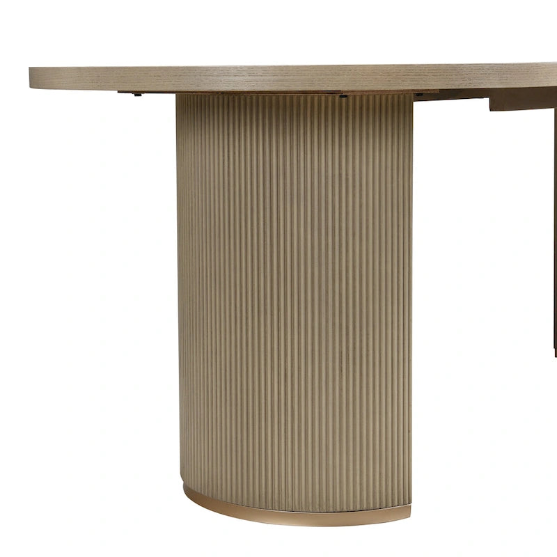 Christopher Knight Home - Table de salle à manger ovale en bois de style moderne Eleanor