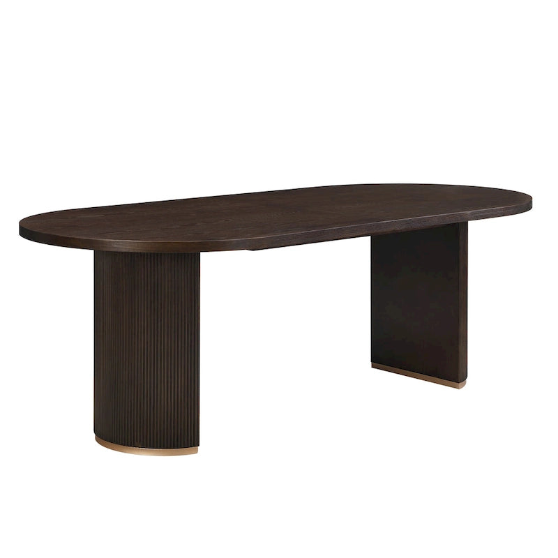 Christopher Knight Home - Table de salle à manger ovale en bois de style moderne Eleanor