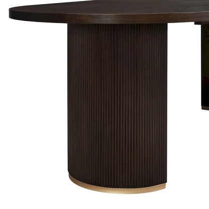 Christopher Knight Home - Table de salle à manger ovale en bois de style moderne Eleanor