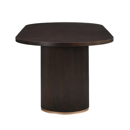 Christopher Knight Home - Table de salle à manger ovale en bois de style moderne Eleanor