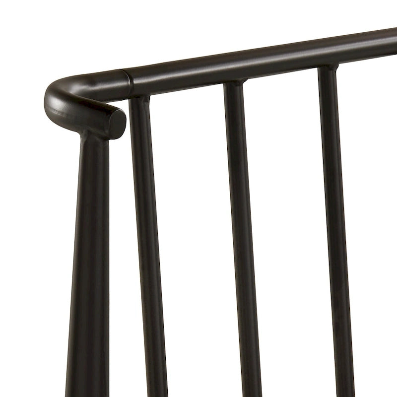 Lit Queen en métal noir mat Bastrop par iNSPIRE Q Modern