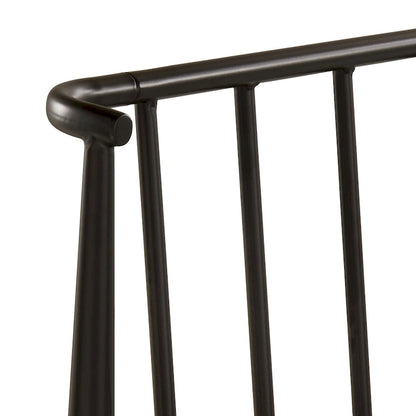 Lit Queen en métal noir mat Bastrop par iNSPIRE Q Modern