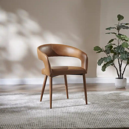 Chaises de salle à manger modernes Fort en similicuir (lot de 6)