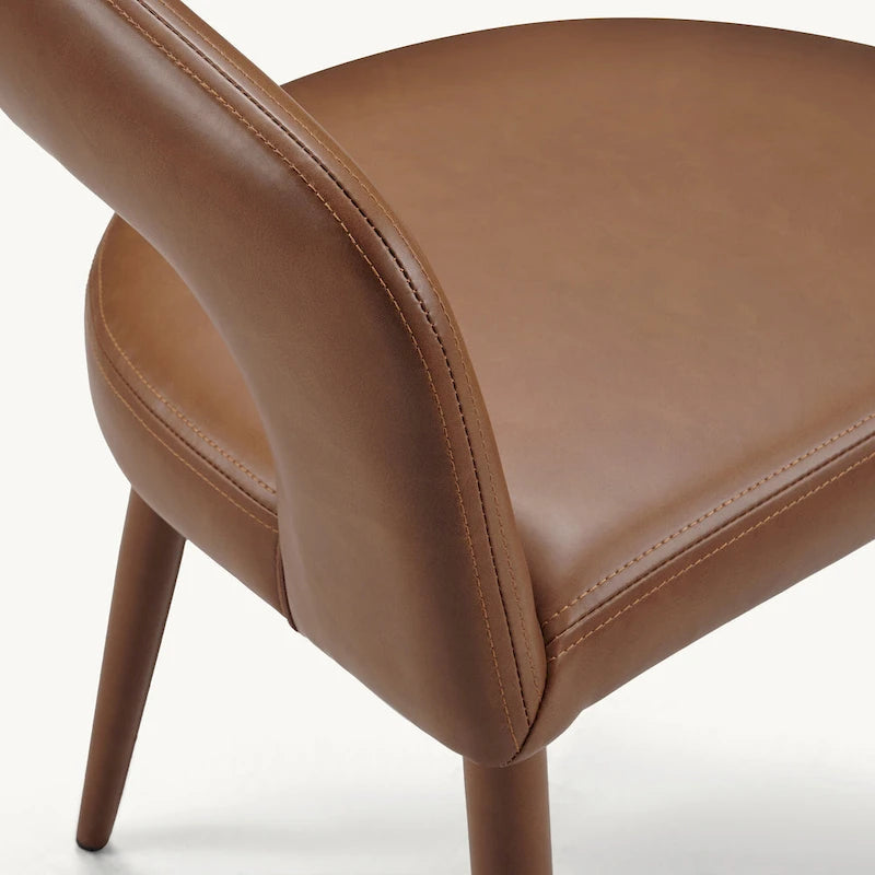 Chaises de salle à manger modernes Fort en similicuir (lot de 6)