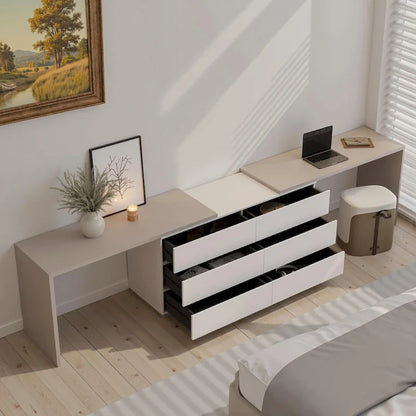 Commode extensible à 6 tiroirs pour bureau à domicile 144,26