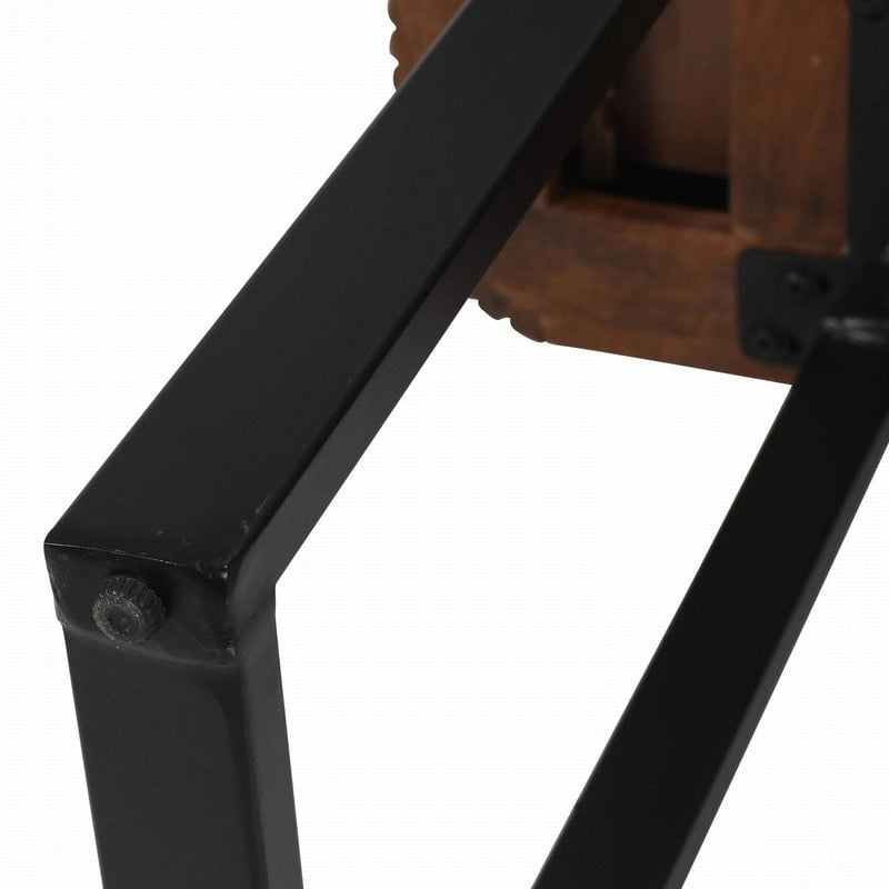 Table console d'entrée en bois massif avec tiroirs cannelés et solutions de rangement