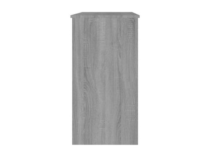 Bureau table poste de bois marron 80x40x75 cm 02 0023963