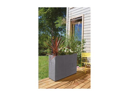 Jardinière Rectangulaire Meublita Apparence Pierre 63l-lot De 2