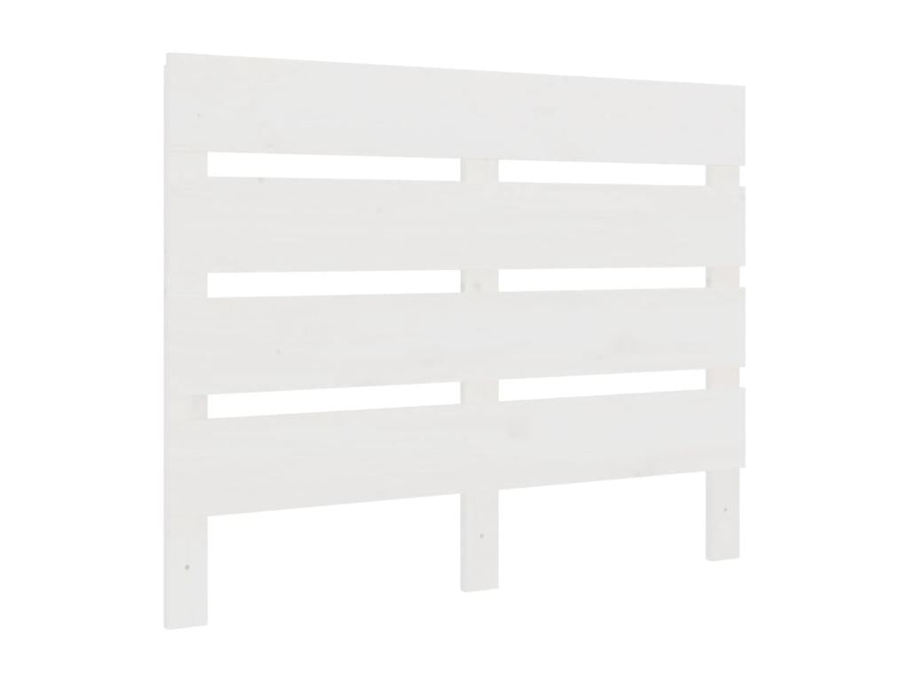 Tête de lit Blanc 75x3x80 cm Bois massif de pin
