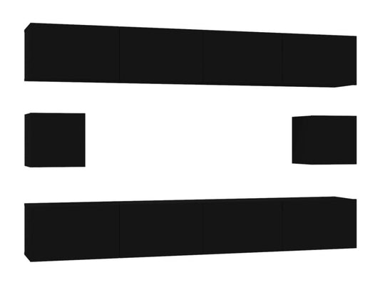 Ensemble de meubles armoire bois marron 100x30x30 cm 02 0025064