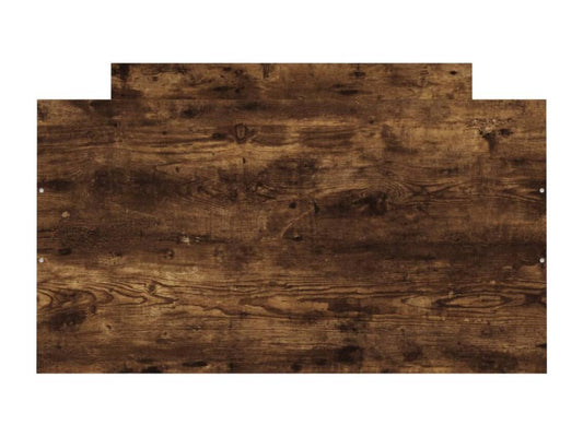 Cadre de lit sans matelas chêne fumé 100x200 cm
