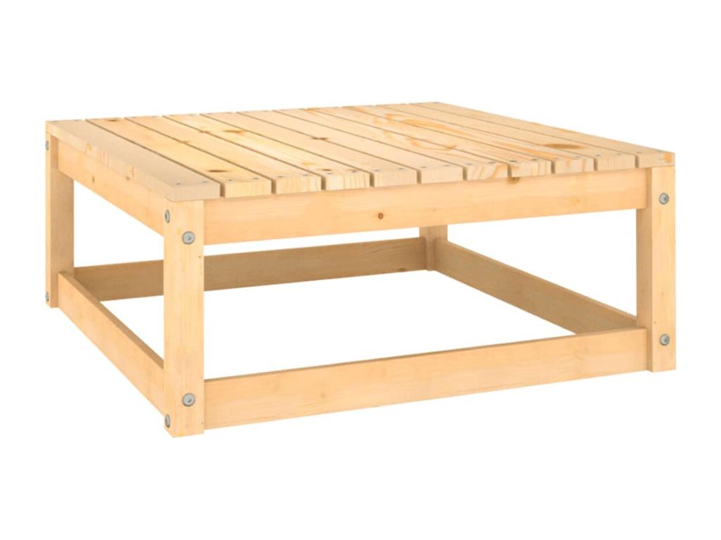 Salon de jardin 9 pièces avec coussins Bois de pin massif