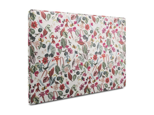 Doucezen - Tête de lit Doucezen 140x120cm en velours motif tropical - 140x8x120cm