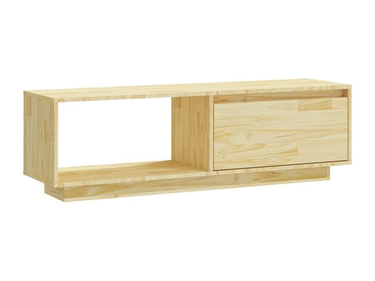 Meuble TV 110x30x33,5 cm Bois de pin massif