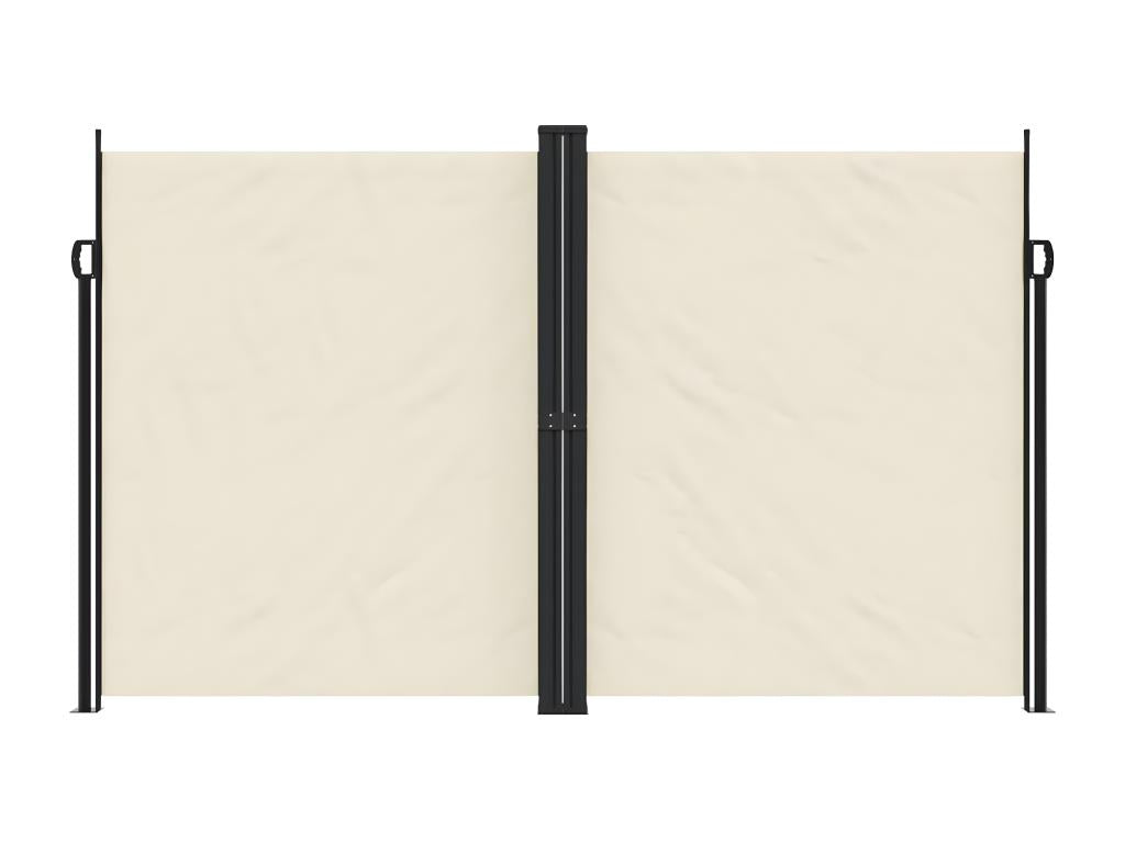 Auvent latéral rétractable crème 200x600 cm