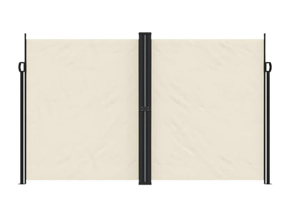 Auvent latéral rétractable crème 200x600 cm