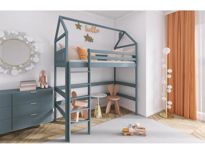 Lit cabane Doucezen HB013 80x170 cm Gris