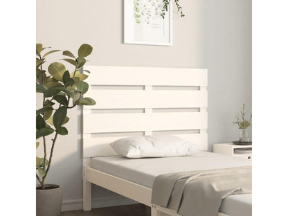 Tête de lit Blanc 75x3x80 cm Bois massif de pin