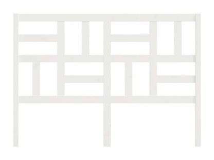 Tête de lit Blanc 126x4x104 cm Bois massif de pin