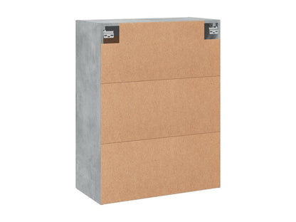 Armoires murales 2 pcs gris béton bois d'ingénierie