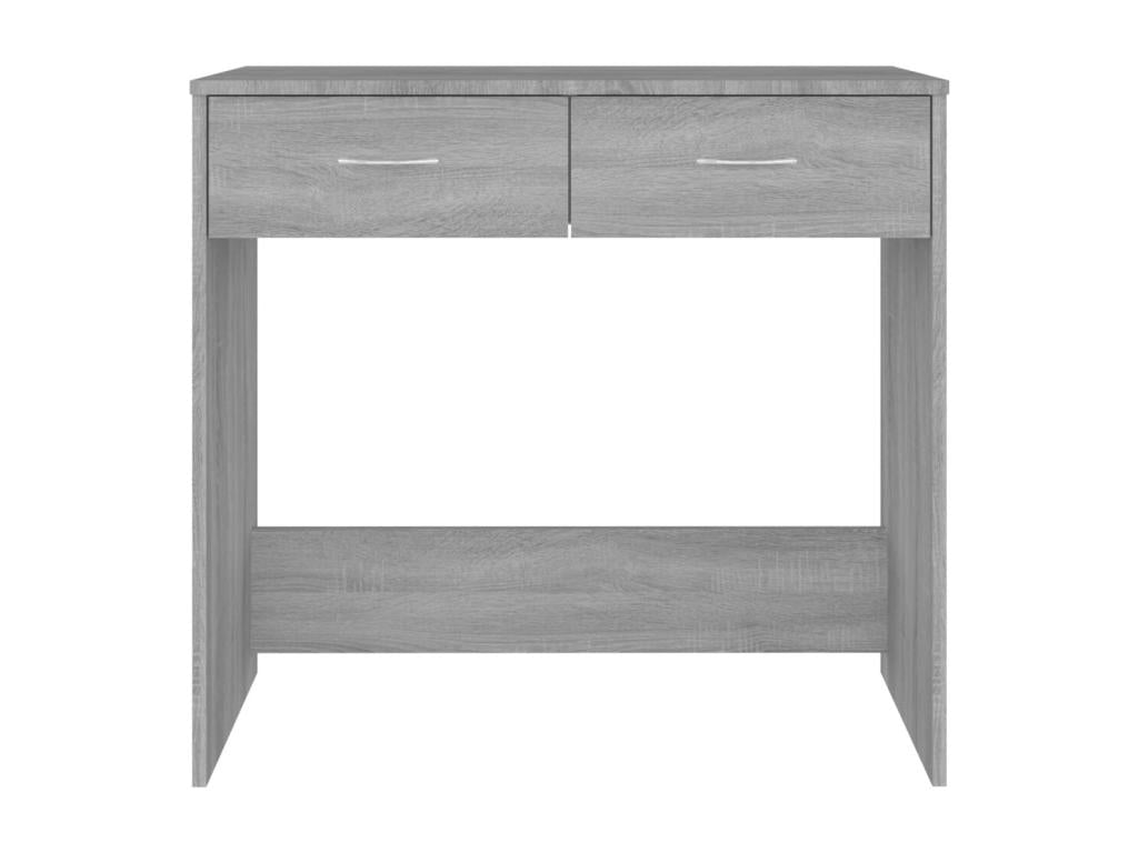 Bureau table poste de bois marron 80x40x75 cm 02 0023963