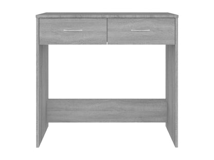 Bureau table poste de bois marron 80x40x75 cm 02 0023963