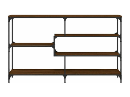 Table console chêne marron 160x32x95 bois d'ingénierie