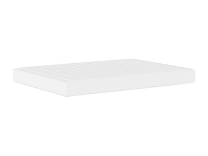 Lit avec matelas noir et blanc 120x200 cm similicuir