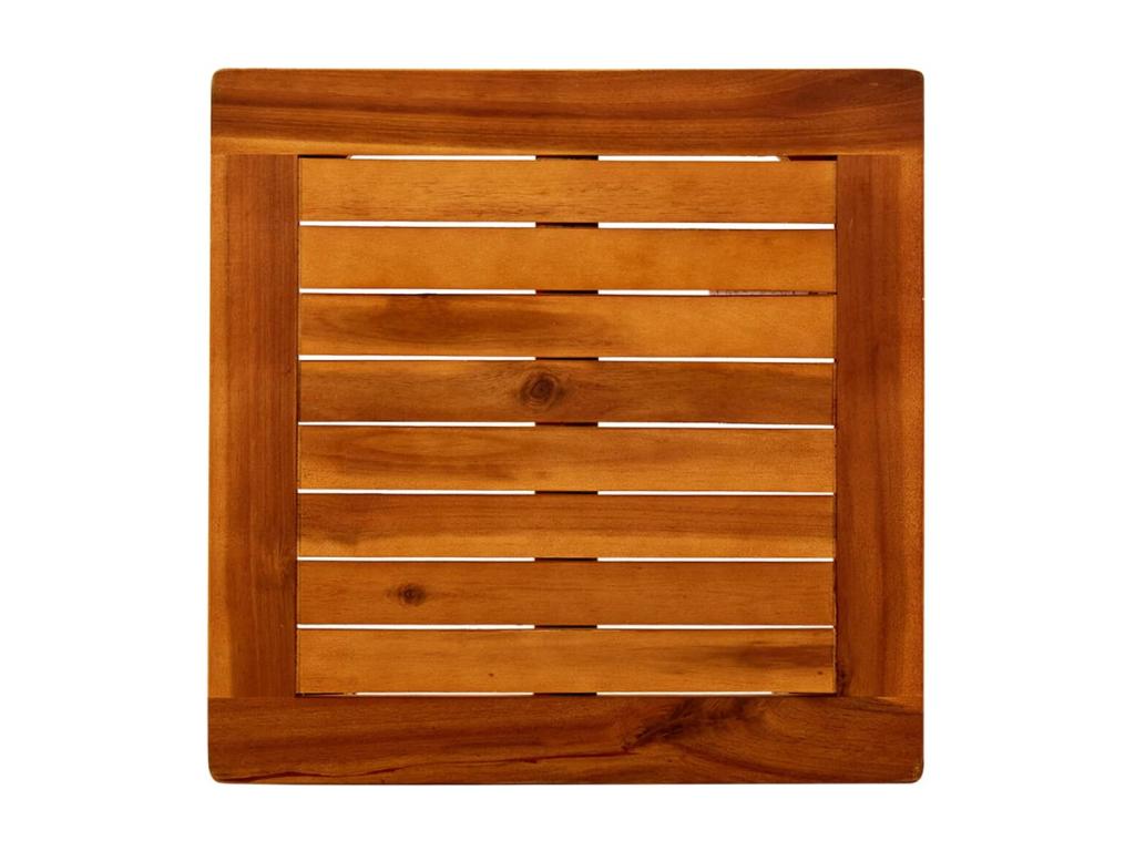 Vertchez Premium - Table basse de jardin 45x45x36 cm Bois solide d'Vertchez
