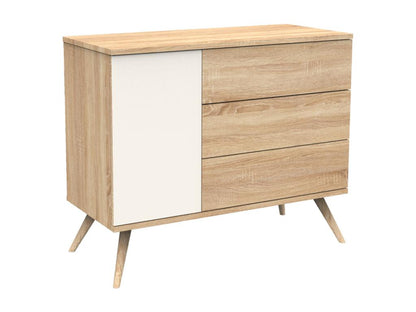 Commode 1 porte et 3 tiroirs