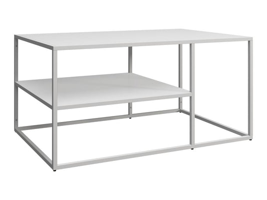 Table basse Meublita du Salon Rectangulaire 45x90x60 cm Blanc Meublita