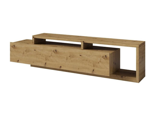 Meuble TV 220cm collection Meublita- Coloris chêne.