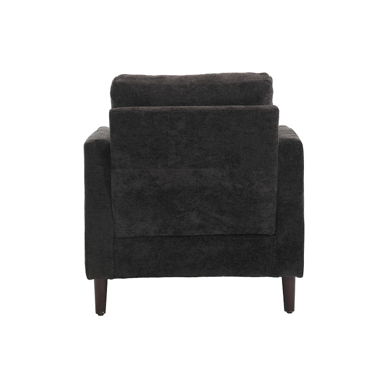 Fauteuil d'appoint moderne à structure en bois COOLMORE