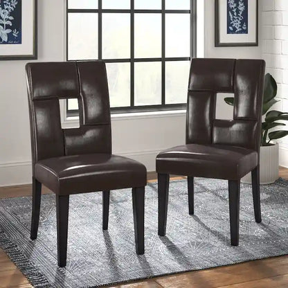 Brda Keyhole Back Dining Chairs (Set of 2) - Dining Chair