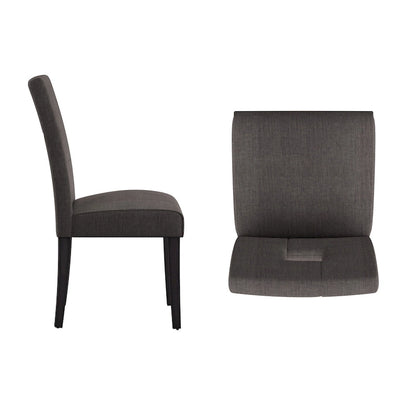 Chaises de salle à manger Brda à dossier en trou de serrure (lot de 2) - Chaise de salle à manger