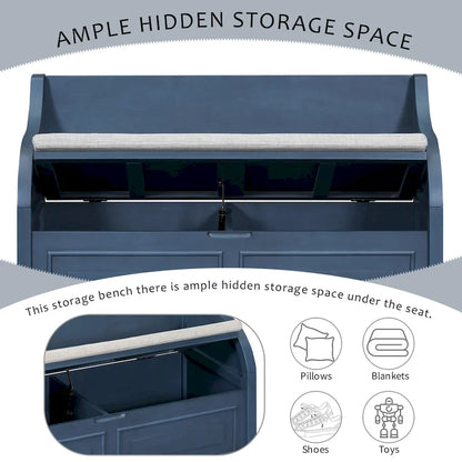 Banc d'entrée en bois massif