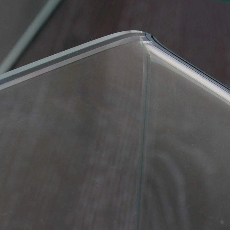 Tables d'appoint en verre transparent Ramona (lot de 2) par Christopher Knight Home