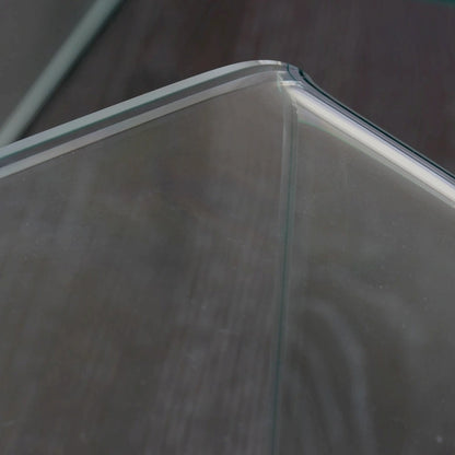 Tables d'appoint en verre transparent Ramona (lot de 2) par Christopher Knight Home