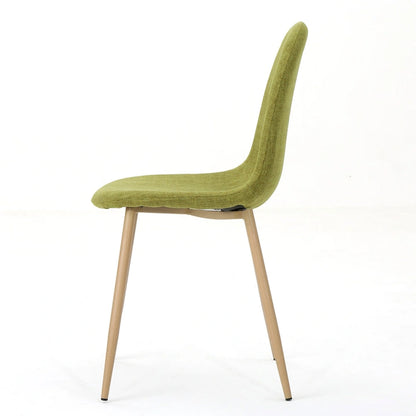 Chaises de salle à manger rembourrées Raina style milieu du siècle (lot de 2) par Christopher Knight Home